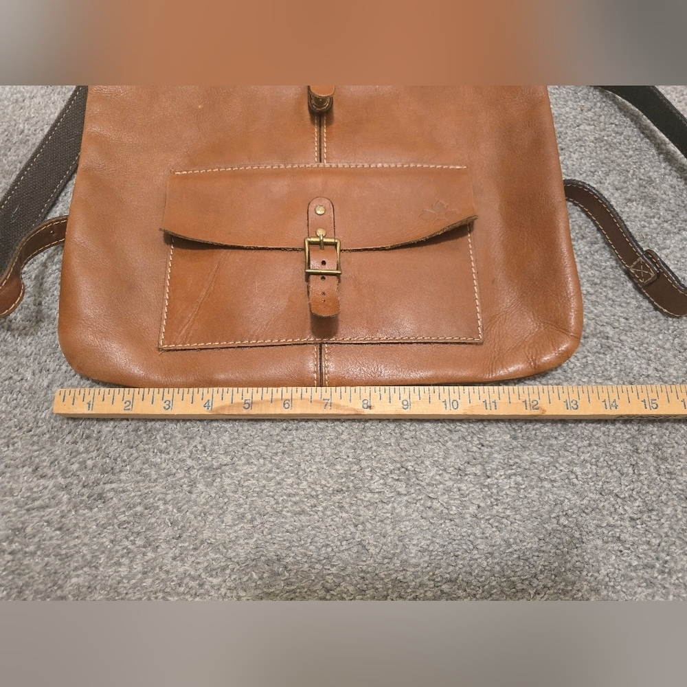Patricia Nash Vintage Leather Backpack Tan Boho Travel Vacation Western Cottage - Picture 5 of 16